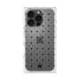 プレミアムスクエアケース［ CASEPLAY Crown dots Black - ケースプレイ・クラウン・ドッツ ブラック ］