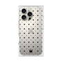 プレミアムスクエアケース［ CASEPLAY Crown dots Black - ケースプレイ・クラウン・ドッツ ブラック ］