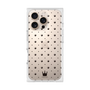 プレミアムスクエアケース［ CASEPLAY Crown dots Black - ケースプレイ・クラウン・ドッツ ブラック ］
