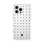 プレミアムスクエアケース［ CASEPLAY Crown dots Black - ケースプレイ・クラウン・ドッツ ブラック ］