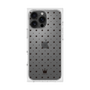 プレミアムスクエアケース［ CASEPLAY Crown dots Black - ケースプレイ・クラウン・ドッツ ブラック ］
