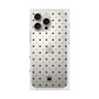 プレミアムスクエアケース［ CASEPLAY Crown dots Black - ケースプレイ・クラウン・ドッツ ブラック ］