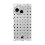 プレミアムスクエアケース［ CASEPLAY Crown dots Black - ケースプレイ・クラウン・ドッツ ブラック ］