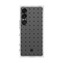 プレミアムスクエアケース［ CASEPLAY Crown dots Black - ケースプレイ・クラウン・ドッツ ブラック ］