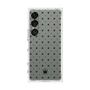 プレミアムスクエアケース［ CASEPLAY Crown dots Black - ケースプレイ・クラウン・ドッツ ブラック ］