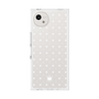 プレミアムスクエアケース［ CASEPLAY Crown dots White - ケースプレイ・クラウン・ドッツ ホワイト ］