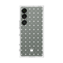 プレミアムスクエアケース［ CASEPLAY Crown dots White - ケースプレイ・クラウン・ドッツ ホワイト ］