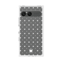 プレミアムスクエアケース［ CASEPLAY Crown dots White - ケースプレイ・クラウン・ドッツ ホワイト ］