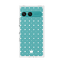 プレミアムスクエアケース［ CASEPLAY Crown dots White - ケースプレイ・クラウン・ドッツ ホワイト ］