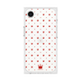 プレミアムスクエアケース［ CASEPLAY Crown dots Red - ケースプレイ・クラウン・ドッツ レッド ］