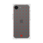 プレミアムスクエアケース［ CASEPLAY Crown dots Red - ケースプレイ・クラウン・ドッツ レッド ］