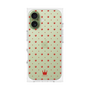 プレミアムスクエアケース［ CASEPLAY Crown dots Red - ケースプレイ・クラウン・ドッツ レッド ］