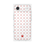 プレミアムスクエアケース［ CASEPLAY Crown dots Red - ケースプレイ・クラウン・ドッツ レッド ］