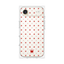 プレミアムスクエアケース［ CASEPLAY Crown dots Red - ケースプレイ・クラウン・ドッツ レッド ］