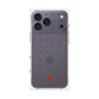 プレミアムスクエアケース［ CASEPLAY Crown dots Red - ケースプレイ・クラウン・ドッツ レッド ］