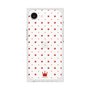 プレミアムスクエアケース［ CASEPLAY Crown dots Red - ケースプレイ・クラウン・ドッツ レッド ］