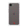 プレミアムスクエアケース［ CASEPLAY Crown dots Red - ケースプレイ・クラウン・ドッツ レッド ］
