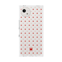 プレミアムスクエアケース［ CASEPLAY Crown dots Red - ケースプレイ・クラウン・ドッツ レッド ］
