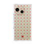 プレミアムスクエアケース［ CASEPLAY Crown dots Red - ケースプレイ・クラウン・ドッツ レッド ］