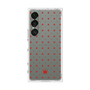 プレミアムスクエアケース［ CASEPLAY Crown dots Red - ケースプレイ・クラウン・ドッツ レッド ］