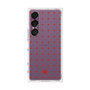 プレミアムスクエアケース［ CASEPLAY Crown dots Red - ケースプレイ・クラウン・ドッツ レッド ］