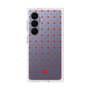プレミアムスクエアケース［ CASEPLAY Crown dots Red - ケースプレイ・クラウン・ドッツ レッド ］
