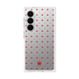プレミアムスクエアケース［ CASEPLAY Crown dots Red - ケースプレイ・クラウン・ドッツ レッド ］