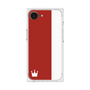 プレミアムスクエアケース［ CASEPLAY Bi-Colors Red & White - ケースプレイ・バイカラー レッド＆ホワイト ］