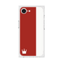 プレミアムスクエアケース［ CASEPLAY Bi-Colors Red & White - ケースプレイ・バイカラー レッド＆ホワイト ］