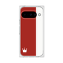 プレミアムスクエアケース［ CASEPLAY Bi-Colors Red & White - ケースプレイ・バイカラー レッド＆ホワイト ］