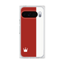 プレミアムスクエアケース［ CASEPLAY Bi-Colors Red & White - ケースプレイ・バイカラー レッド＆ホワイト ］