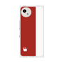 プレミアムスクエアケース［ CASEPLAY Bi-Colors Red & White - ケースプレイ・バイカラー レッド＆ホワイト ］