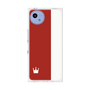 プレミアムスクエアケース［ CASEPLAY Bi-Colors Red & White - ケースプレイ・バイカラー レッド＆ホワイト ］