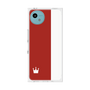 プレミアムスクエアケース［ CASEPLAY Bi-Colors Red & White - ケースプレイ・バイカラー レッド＆ホワイト ］