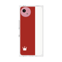プレミアムスクエアケース［ CASEPLAY Bi-Colors Red & White - ケースプレイ・バイカラー レッド＆ホワイト ］