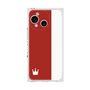 プレミアムスクエアケース［ CASEPLAY Bi-Colors Red & White - ケースプレイ・バイカラー レッド＆ホワイト ］