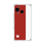 プレミアムスクエアケース［ CASEPLAY Bi-Colors Red & White - ケースプレイ・バイカラー レッド＆ホワイト ］