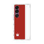 プレミアムスクエアケース［ CASEPLAY Bi-Colors Red & White - ケースプレイ・バイカラー レッド＆ホワイト ］