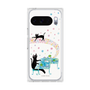 プレミアムスクエアケース［ おかべてつろう - 黒猫クロのとおりみち ］