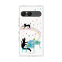 プレミアムスクエアケース［ おかべてつろう - 黒猫クロのとおりみち ］