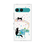 プレミアムスクエアケース［ おかべてつろう - 黒猫クロのとおりみち ］