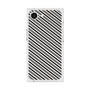 プレミアムスクエアケース［ Small Stripe - Gray × Black ］