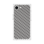 プレミアムスクエアケース［ Small Stripe - Gray × Black ］