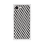 プレミアムスクエアケース［ Small Stripe - Gray × Black ］