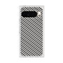 プレミアムスクエアケース［ Small Stripe - Gray × Black ］