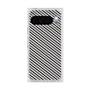 プレミアムスクエアケース［ Small Stripe - Gray × Black ］