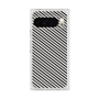 プレミアムスクエアケース［ Small Stripe - Gray × Black ］