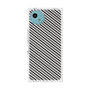プレミアムスクエアケース［ Small Stripe - Gray × Black ］