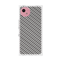 プレミアムスクエアケース［ Small Stripe - Gray × Black ］