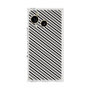プレミアムスクエアケース［ Small Stripe - Gray × Black ］